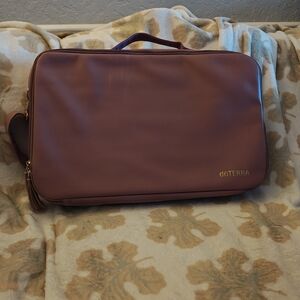 doTERRA Essential Oil Carrying Case Synthetic Leather Brown 17x11x4 in Portable